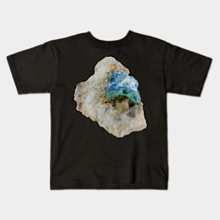 Cyanotrichite Mineral Sample Kids T-Shirt